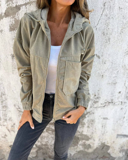 DELACROIX | Chaqueta casual de pana para mujer