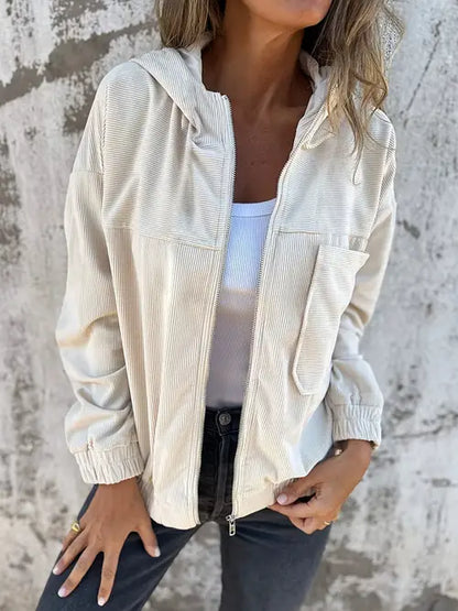 DELACROIX | Chaqueta casual de pana para mujer
