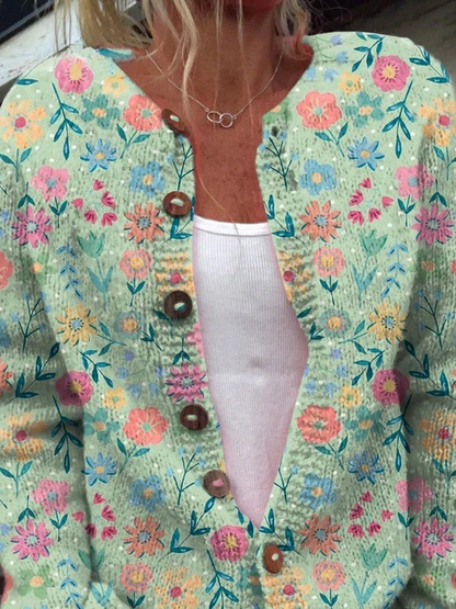 Foxfield™ | Cárdigan floral vintage para mujer