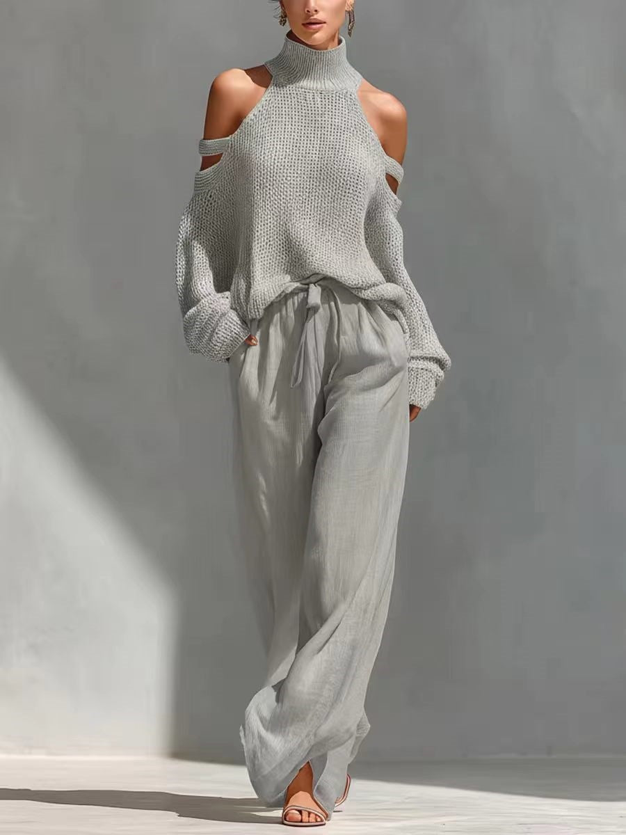 Lucia | Set di maglia e lino alla moda