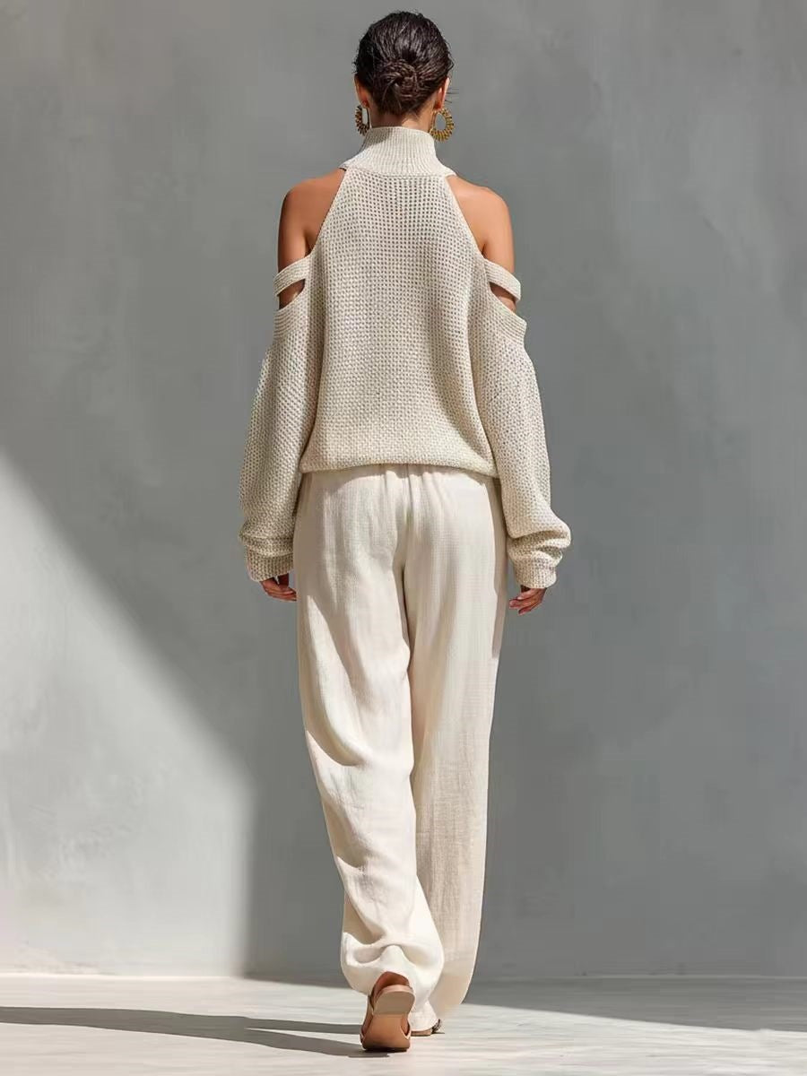 Lucia | Set di maglia e lino alla moda