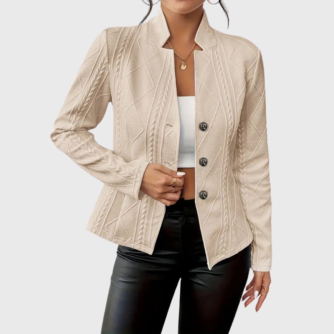 Blazer Texturizada "Refined Knit"