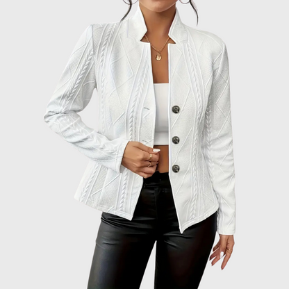 Blazer Texturizada "Refined Knit"