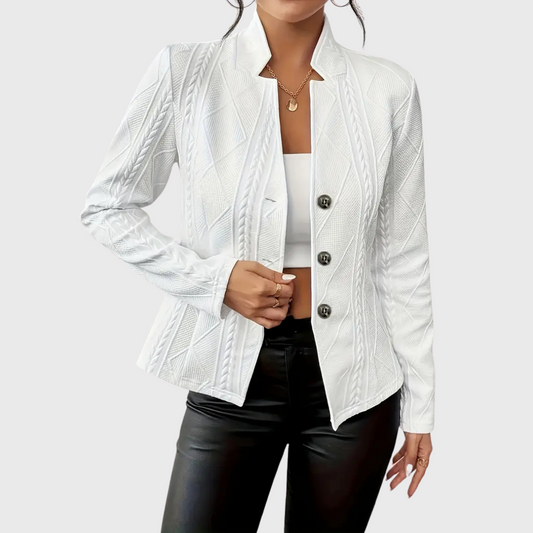 Blazer Texturizada "Refined Knit"