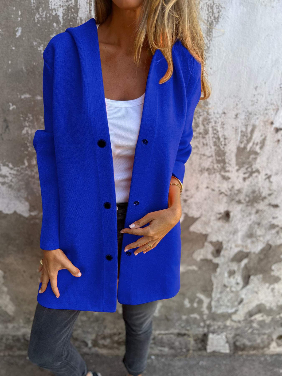 Cárdigan Capa "Soho Hooded"