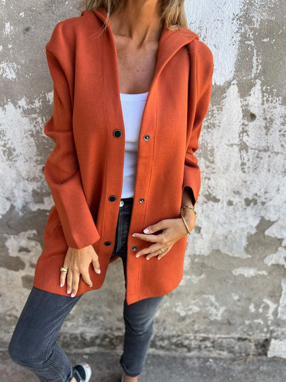 Cárdigan Capa "Soho Hooded"
