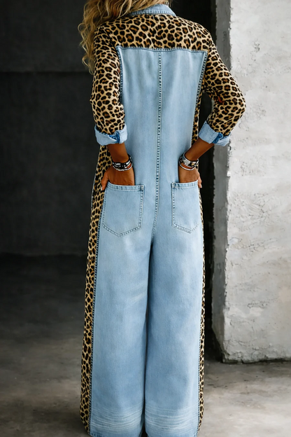"Wild Denim Jumpsuit"