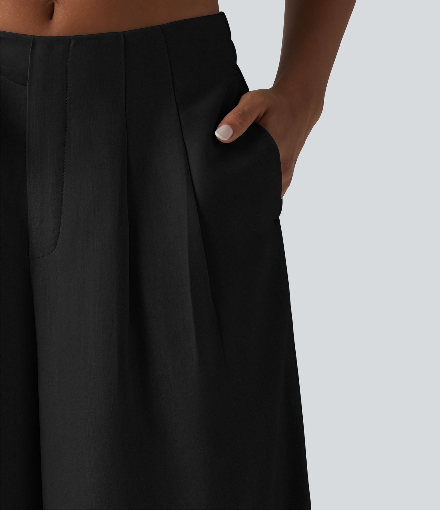 Pantalón Wide Leg "Suede Wrap"