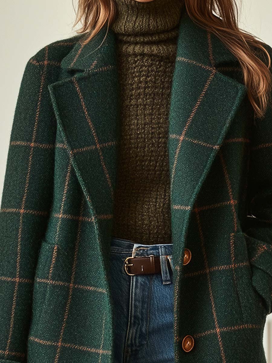 Abrigo de Cuadros "Heritage Check"