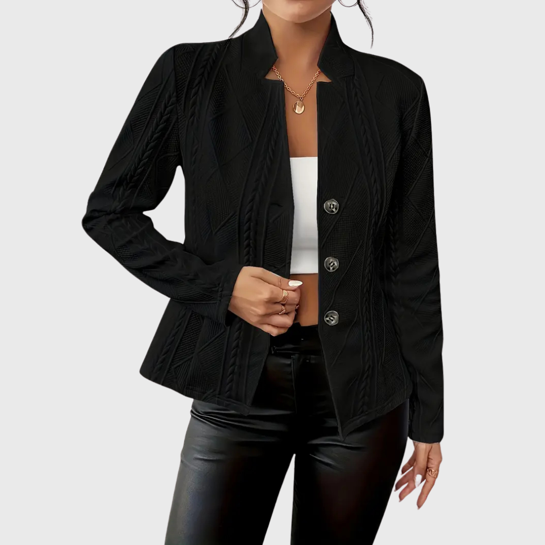 Blazer Texturizada "Refined Knit"