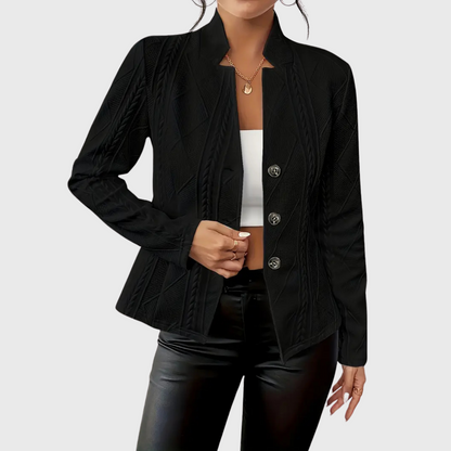 Blazer Texturizada "Refined Knit"