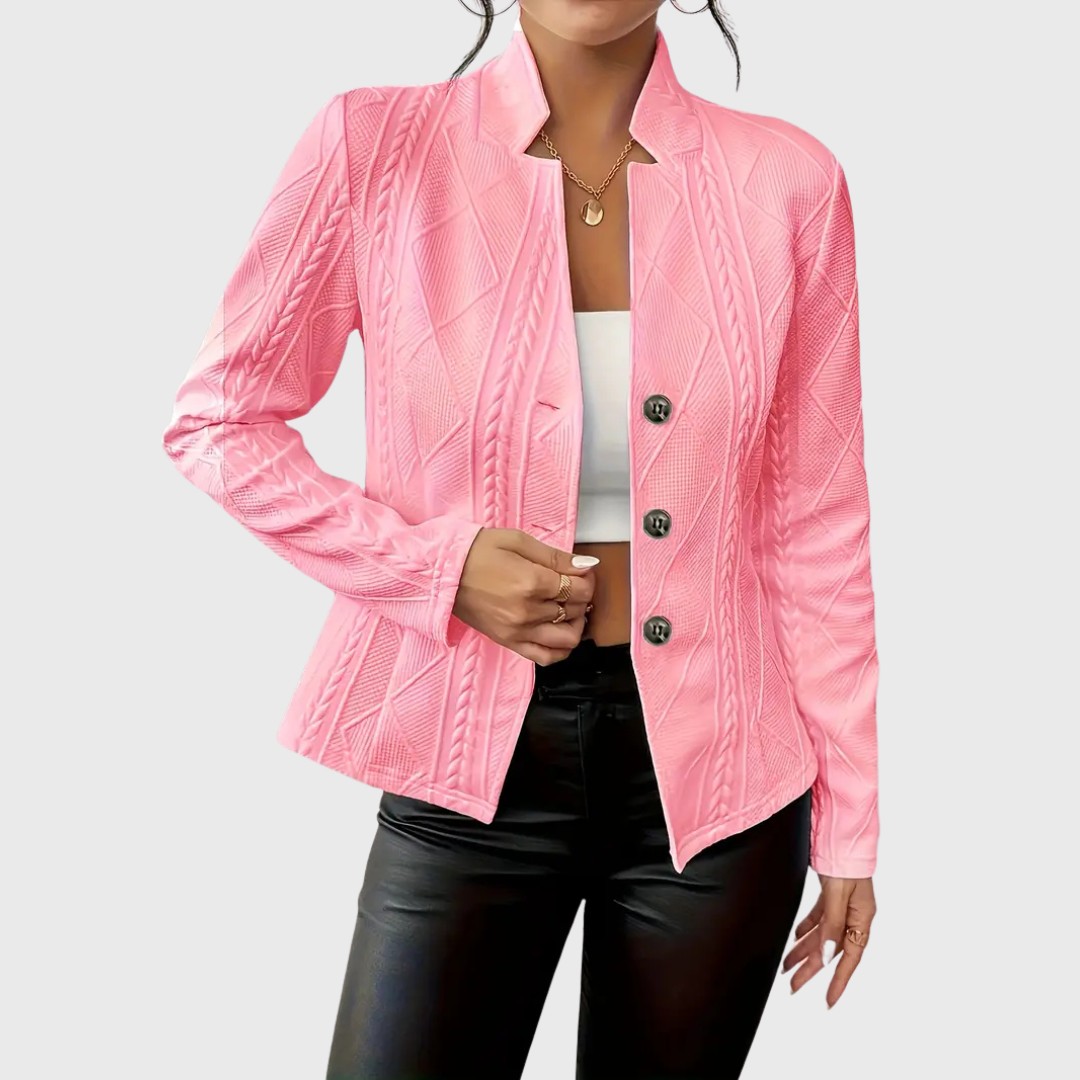 Blazer Texturizada "Refined Knit"